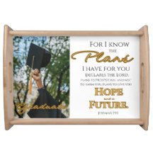 Personalisera Jeremiah 29:11 Grad Cap Scripture
