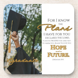 Personalisera Jeremiah 29:11 Grad Cap Scripture Underlägg
