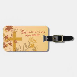 Personalisera, jubileumsdagen nun Kor, Swirls Bagagebricka