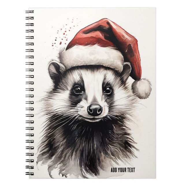 PERSONALISERA: Jul Badger | Anteckningsbok (Framsidan)