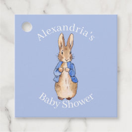 Personalisera kanin Baby Shower Gåvor Etiketter