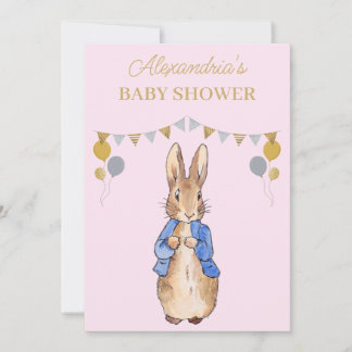 Personalisera kanin Baby Shower Inbjudningar