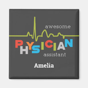 Personalisera, läkarassistent Vecka Fantastisk Magnet