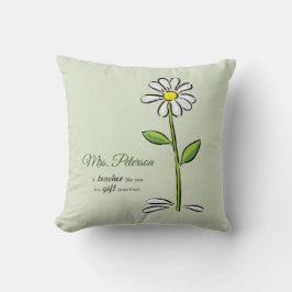 Personalisera, Lärar Tack, Religiös Blomma Kudde