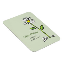 Personalisera, Lärar Tack, Religiös Blomma Magnet