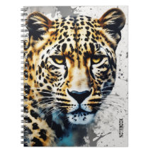PERSONALISERA Leopard | Anteckningsbok Journal