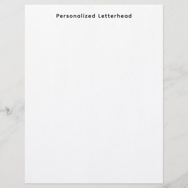Personalisera linne  brevhuvud (Framsida)