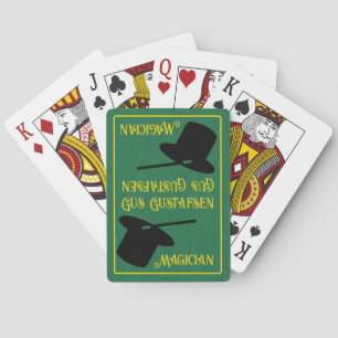 Personalisera Magician Top hat-spelkort Casinokort