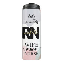 Personalisera Mamma Nurse RN Daily Reminders Gift