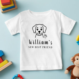 Personalisera minimalistiska bästa vänners husdjur t shirt