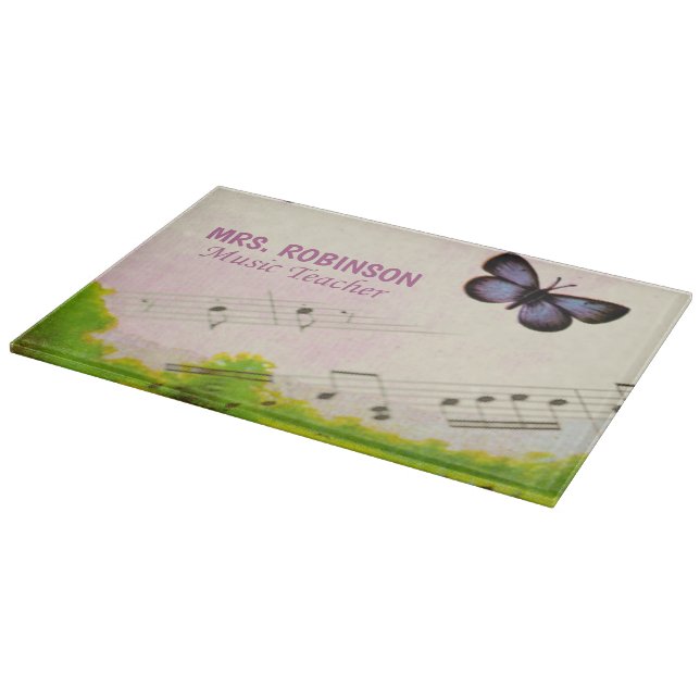 Personalisera, Music Butterflies, tack Lärare (Hörn)
