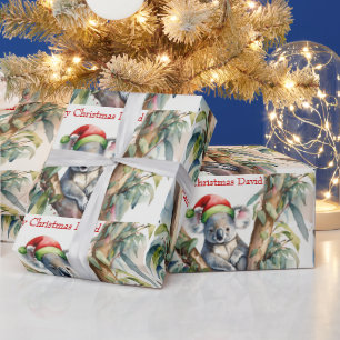 Personalisera Namn jul Koala i gumtree Presentpapper