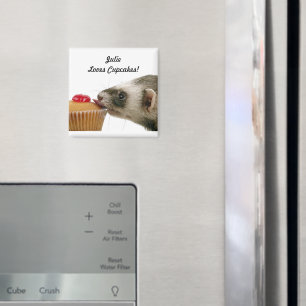 Personalisera Namn Kärlek Muffinss illrar Magnet