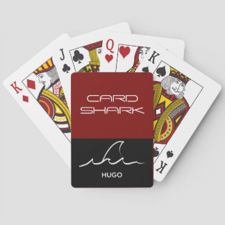 Personalisera Namnkort Haj Spelkort, Game On Casinokort