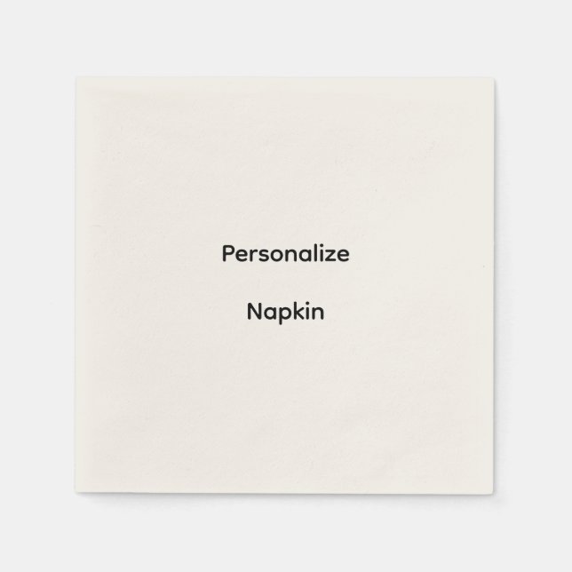 Personalisera papper pappersservett (Framsidan)