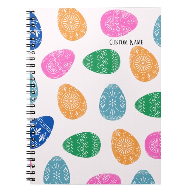 PERSONALISERA: Påskägg | Journal Anteckningsbok (Framsidan)