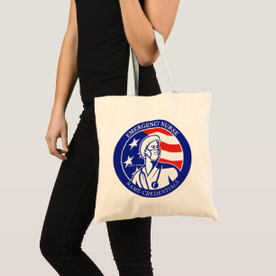 Personalisera Patriotisk USA Flagga RN Sjuksköters Tygkasse