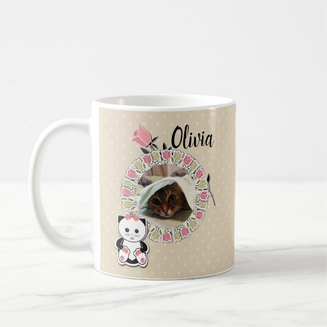 Personalisera, personlig, foto kaffemugg (Vänster)