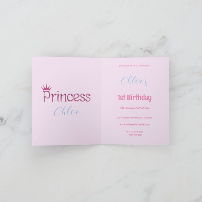 Personalisera Peter på Kaninens första födelsedag Inbjudan (Inuti)