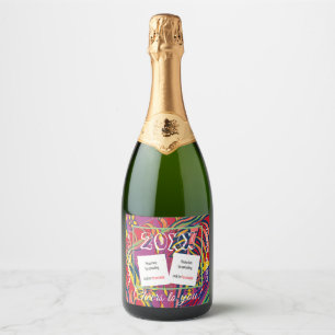 Personalisera Photo Sparkling Vin Beverage Label S