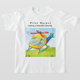 Personalisera Pilot Harper Skapar ett vackert land T Shirt