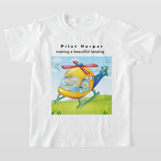 Personalisera Pilot Harper Skapar ett vackert land T Shirt