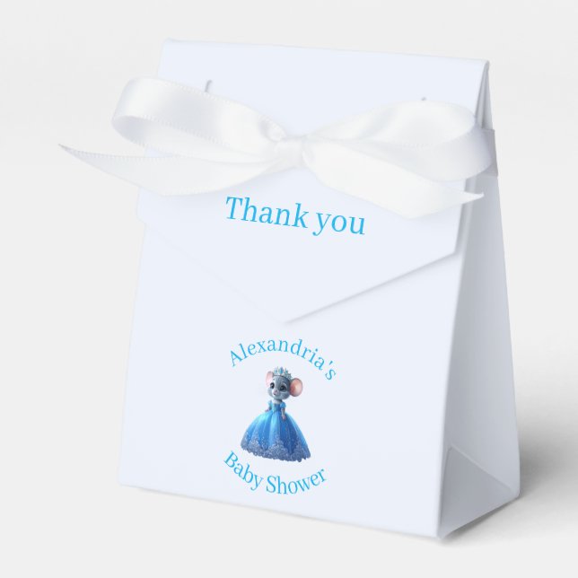 Personalisera Prinsessmus Barnkalas Presentaskar (Framsidan Sidan)