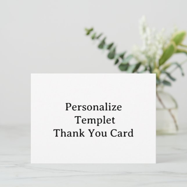 Personalisera professionell mall 4,5" x 6,25" (Stående Fram)