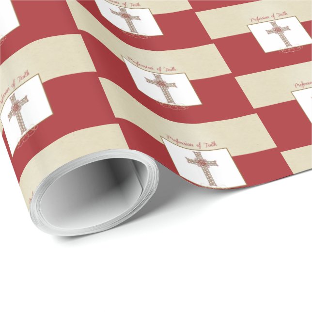 Personalisera, RCIA:s välsignelse av trosbekännels Presentpapper (Rullad Hörn)