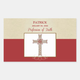 Personalisera, RCIA:s välsignelse av trosbekännels Rektangulärt Klistermärke