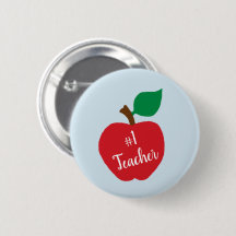 Personalisera Red Apple Teacher Gift #1 Lärarstift