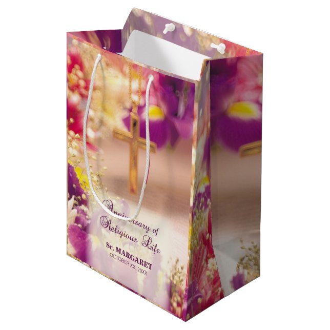 Personalisera, Religiösa Life för årsdag, nun (Framsidan Vinklad)