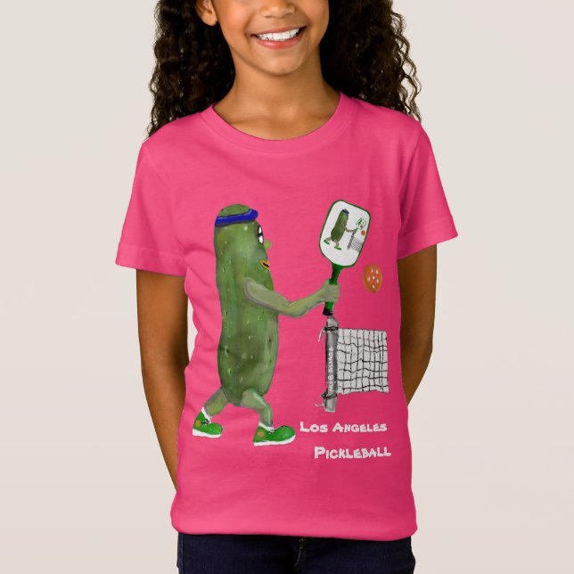 Personalisera rolig text Pickle-spelare T Shirt (Framsida)