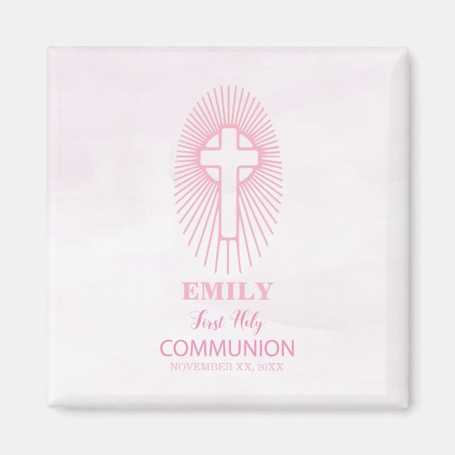Personalisera, Rosa First Heliga Communion Kor Hos Magnet (Framsidan)
