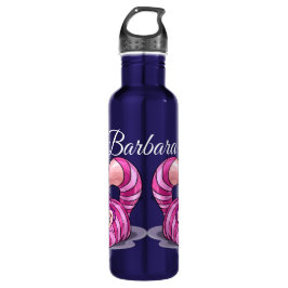 Personalisera Rosa Smildrande kattstent rostfritt 