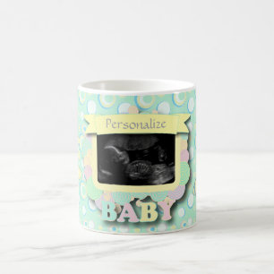 Personalisera Sonogram Baby Keepsaké Kaffemugg