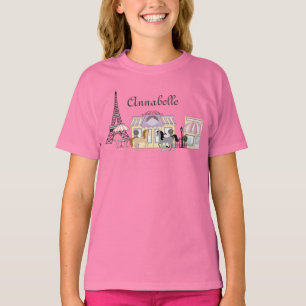Personalisera Söt Ponies Paris Horse T-Shirt