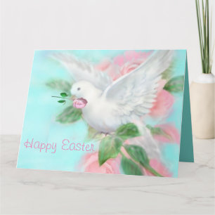 Personalisera stor "God Påsk" Duva Kort