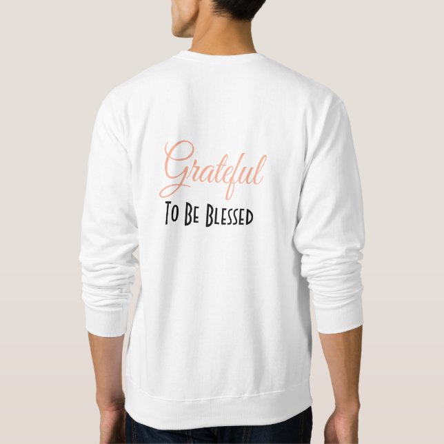 Personalisera - Tack för det lilla saken, Big... Lång Ärmad Tröja (Baksida)