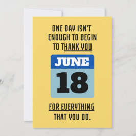 PERSONALISERA TACK FÖR MÄN JULKORT