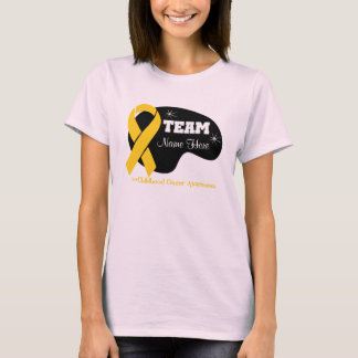 Personalisera Team Namn - Barncancer Tee