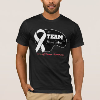 Personalisera Team Namn - Lung Cancer T Shirt