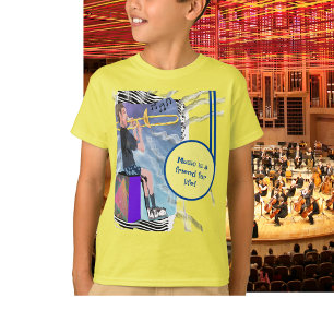 Personalisera Trombone Music är en vän till livet! T Shirt