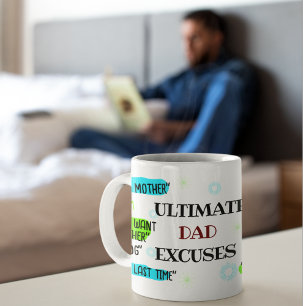 Personalisera ursäkten mugg Pappa Gift