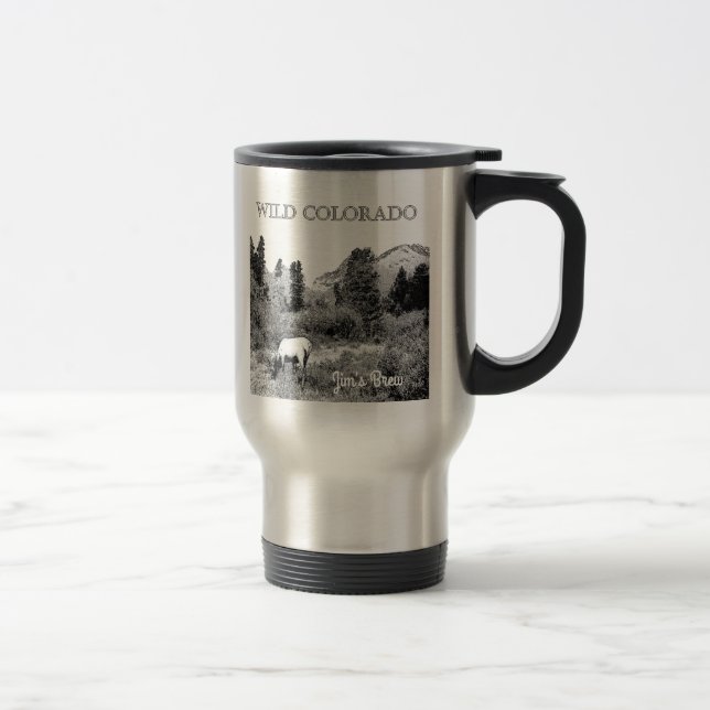 Personalisera Vild Colorado Elk Wilderness Resemugg (Höger)