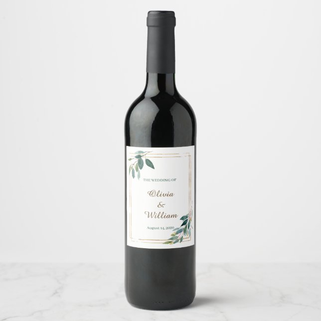 Personalisera Vin Lable Vinflaska Etikett (Framsida)