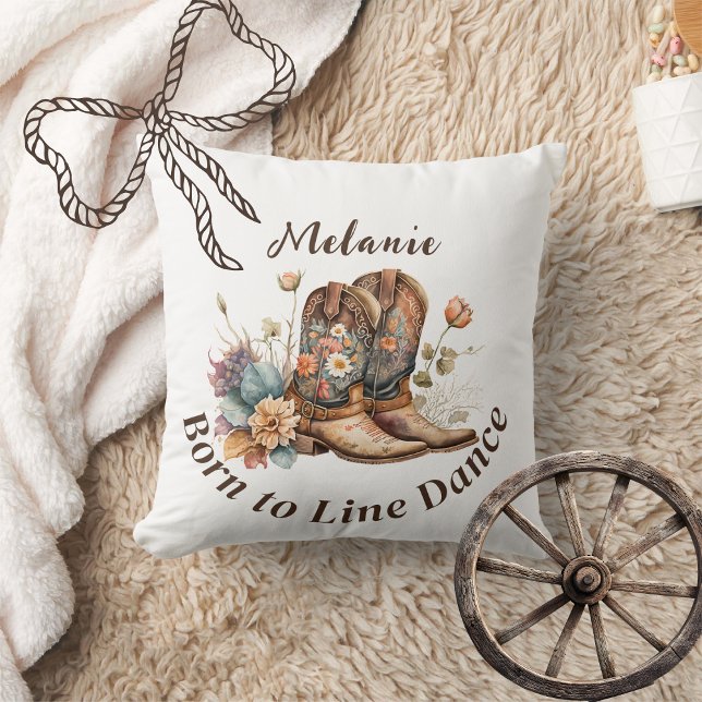 Personalisera Western Boho Line Dance Kudde (Skapare uppladdad)
