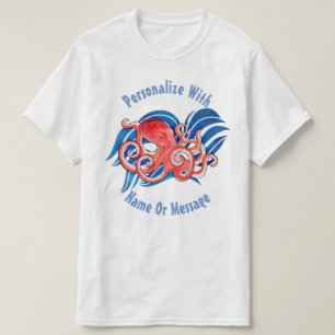 PERSONALISERAD Bläckfisk Tee