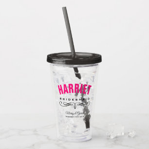 PERSONALISERAD BRudtärna BRöllop Take Away Mugg