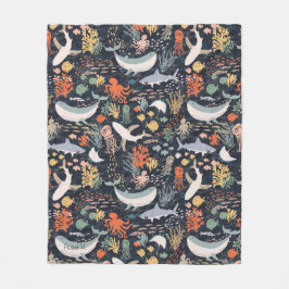 Personaliserad | Marin Life Fleecefilt